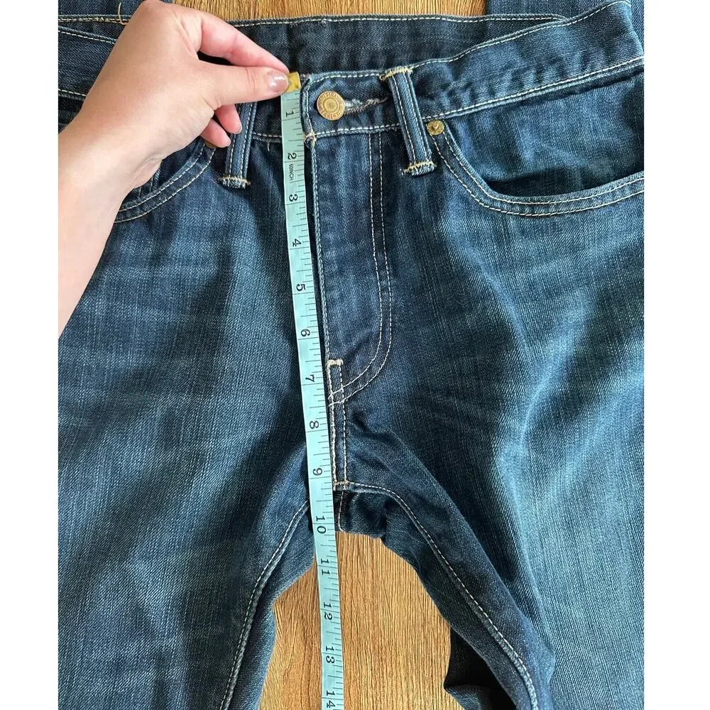 Levi's 514 Straight Dark Wash Jeans Size 31x32